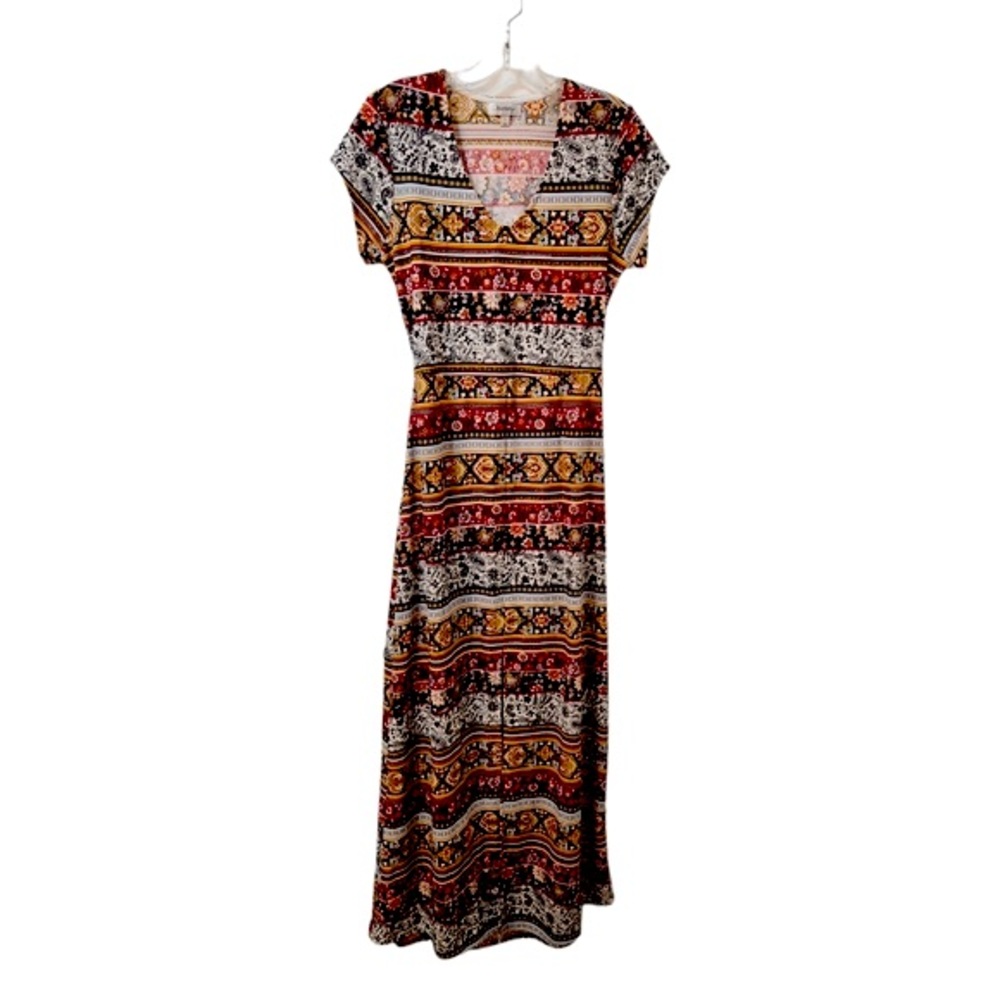 Olsenboye maxi dress w/ slit down the side size small